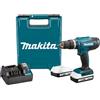 Makita Trapano avvitatore a batteria MAKITA HP488D006 18 V, 2 Ah, 2 batterie con valigetta