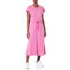 ONLY Onlmay-Abito Midi S/S Jrs Vestito, Super Rosa, S Donna