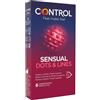 Control 2in1 Sensual Dots&Lines Profilattici 6 Pezzi