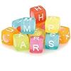 Artemio - Set di 300 Perline Alfabeto Cubi, Plastica, Multicolore, 10 x 2 x 14 cm