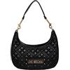 Love Moschino JC4068PP1H, BORSA A SPALLA Donna, Nero, 26X21X7