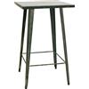 Ristosubito Tavolo da interno TESR Struttura in metallo verniciato effetto anticato Modello 1268-GT28