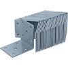 HELPMATE - 24 staffe angolari perforate 50x50x40 mm - Squadrette angolari per pannelli zincate e passivate blu - Connettore per legno con protezione anticorrosiva eccellente - Angolo forato