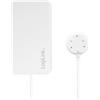 LogiLink SH0114 - Sensore di perdita d'acqua Wi-Fi Smart Home, controllabile tramite app, IP20, compatibile con Tuya, supporta Amazon Alexa e Google Home, bianco