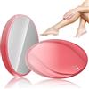 iyes.top Depilatore di Cristallo per Donne e Uomini, Pietra Epilatore Nano - Dispositivo Magico Portatile per la Depilazione - Soluzione Indolore per Schiena, Braccia e Gambe (Rosa)