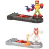 Akedo Ultimate Arcade Warriors Versus Pack Frusta Vs White Wraith Mini Action Figure Pronto, Lotta, Split Strike