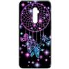 Mixroom - Cover Custodia Back Case in TPU Silicone Morbido per Oppo Reno 2Z Fantasia Acchiappasogni Viola M683