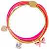 Bjallra Bjällra Couture - Braccialetto/nastro per capelli con ciondoli, multicolore