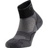 Lurbel Sfida Three, calze da trail running, calze anti-vesciche, anti-odore, calze traspiranti da montagna, unisex., Grigio / nero, M