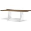ALMA DESIGN tavolo con base bianca CLINT - 3700-VB-LE12-200x100