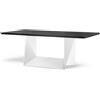 ALMA DESIGN tavolo con base bianca CLINT - 3700-VB-LE16-280x100