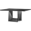 ALMA DESIGN tavolo con base calamina CLINT - 3701-CE-LE16-160x160