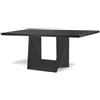 ALMA DESIGN tavolo con base nera CLINT - 3701-VNO-LE16-160x100