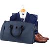 HUGH BUTLER - Borsa da Viaggio 4 In 1 da Uomo, Borsa da Viaggio Con Copriabiti - Bagaglio A Mano, Borsa da Viaggio per Vestiti, Laptop, Scarpe E Articoli da Toeletta - Elegante Grigio Scuro, per Abiti
