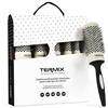 Termix Evolution Soft, Spazzola Termica Rotonda Con Fibre Appositamente Studiate Per Capelli Fini e Delicati. Disponibile In 8 Diametri E In Formato Pack, Ocra, Pack 5 Diametri