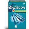 Gaviscon*24 bust orale sosp 500 mg/10 ml + 267 mg/10 ml menta