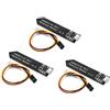 DollaTek 3Pcs Sensore di umidità del Suolo Capacitivo Resistente alla corrosione per la rilevazione di umidità Arduino Irrigazione del Giardino Fai-da-Te