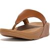 Fitflop Lulu Leather Toe Post, Infradito Donna, Marrone (Light Tan), 37.5 EU