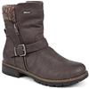 Pavers Stivali Biker Casual, Grigio, 39 EU
