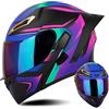 Casco Moto Con Bluetooth, Modulare Flip Up Visiere E Duplici