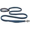 Ruffwear, Roamer - Guinzaglio elastico per cani, per corsa, ciclismo o escursionismo, utilizzabile a mano o a mani libere, colore: blu Orion, 27,3-28,9 cm