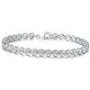 Diamond Treats Bracciale Tennis Donna, Braciale Argento 925 per Donna e Raggazza con Castone Incastonato di Zirconi Bianchi, Bracciali Donna in Argento 925, Braccialetto Donna con Confezione Regalo