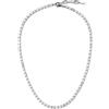 COAI Collana Unisex con Perle di Pietre Naturali e Acciaio Inox, Collana Uomo Donna Pietre Dure