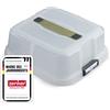Zenker Bake, Click & Go Cappa quadrata - 30 x 30 x 11,5 cm - Coperchio adatto per stampi da torta per il trasporto diretto - Copertura universale per 3 diversi stampi da forno