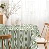 Martina Home Tovaglia resinata Islas, 140 x 140 cm, colore: verde