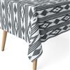 Martina Home Tovaglia resinata Islas, 220 x 140 cm, colore: nero