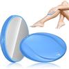 iyes.top Depilatore di Cristallo per Donne e Uomini, Pietra Epilatore Nano - Dispositivo Magico Portatile per la Depilazione - Soluzione Indolore per Schiena, Braccia e Gambe (Blu)