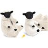AGRIMONY Peluche Pecora Rasata Kawaii, Giocattolo Agnello con Manto Rimovibile