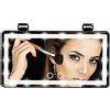 YoMaris Specchio Cosmetico per Auto Con Visiera a LED Ricaricabile, Luci per Camion, SUV, Retrovisore Con Sole, Ombreggiante Touch Screen