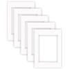 nielsen Conservation Cartoncino Passepartout 1,5 mm, set di 5, formato esterno 29,7x42 cm (A3) per formato immagine 21x29,7 cm (A4),bianco puro liscio