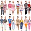 Carreuty 18 Pezzi Vestiti e Accessori Compatibile con Barbie, ambole 4 abiti 1 abbigliamento casual 3 paia di scarpe per bambole da 11,5 pollici 5 abiti casual 3 paia di scarpe 2 occhiali