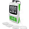 Boston Tech® Elettrostimolatore Muscolare WE112 | 3 in 1 TENS + EMS + Massaggio + 36 Programmi + Intensità Regolabile | Sollievo dal Dolore + Stimolazione Muscolare | 4 Elettrodi + Batterie Incluse