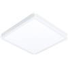 Eglo connect.z Smart Home Led lampada da soffitto per bagno Fueva-Z in alluminio bianco, L x L 28,5 cm, ZigBee, app e controllo vocale, colore della luce regolabile, dimmerabile, IP44