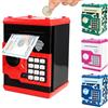 Pup Go Salvadanaio ATM Elettronico per Bambini 3-12 Anni, Cassaforte Giocattolo con Codice Sicuro per Monete & Banconote, Deposito Automatico Banconote, Regalo Tecnologico per Ragazzi & Bambine(Rosso)