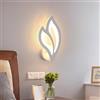 SENQIU Applique da Parete Interno, 13W 1500LM 3000K Luce Bianco Calda Lampada da Parete a LED a Forma di Fiore in Acrilico, Lampada a Muro Moderna per Corridoio, Camera da Letto, Soggiorno