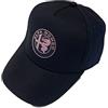 Generico Cappellino da Baseball Cappellini da Baseball con Stampa Alfa-Romeo Logo Cambia Colore Rosso o Nero Cappellino Estivo da Uomo E Donna Dna Collection (Nero)