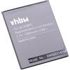 vhbw batteria sostituisce Archos AC50BPL per smartphone cellulare (1900mAh, 3,7V, Li-Ion)