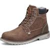 Mishansha Scarpe Uomo Stivaletti da Trekking Eleganti Scarpe da Ginnastica Stivali da Escursionismo Invernali Impermeabile Outdoor 48 EU