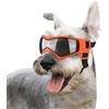 Enjoying Occhiali per Cani di Piccola Taglia con Protezione UV per Cuccioli, Occhiali da Sole Antivento per Animali Domestici, Protezione per Occhi di Pecorino, Arancione
