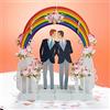 CUT POPUP.COM CUTPOPUP LGBT Gay Wedding couple Pop Up Card LGBT Wedding Card, Anniversary Card Pop Up, LGBT Couple Wedding Pop Up Card, LGBT Happy Birthday Card 3D IT