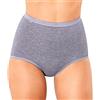 Sloggi Basic+ Maxi 4p Slip, Multicolore (Grey Combination), 8 (Pacco da 4) Donna