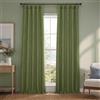 HPD Half Price Drapes Tende oscuranti in finto lino, per camera da letto, lunghe 213 cm (1 pannello), 127 x 213 cm (larghezza x lunghezza), per soggiorno, decorazione per la casa, verde Toscana