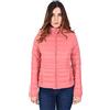 Ciabalù Piumino Donna 100 Grammi Giubbino Imbottito con Cappuccio Slim Fit (S, Rosa)