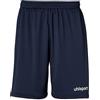 uhlsport Club Shorts, Shirt Unisex Adulto, Blu Marino/Bianco, 116