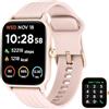 Baolubao Smartwatch Donna, Orologio Chiamate Bluetooth con Notifiche Messaggi, Intelligente Fitness con Alexa/Cardiofrequenzimetro/Sonno/SpO2, Activity Tracker 1.8 per iOS Android