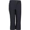 Rono, Pantaloni a 3/4 Donna Microstyle, Nero (Black), XS